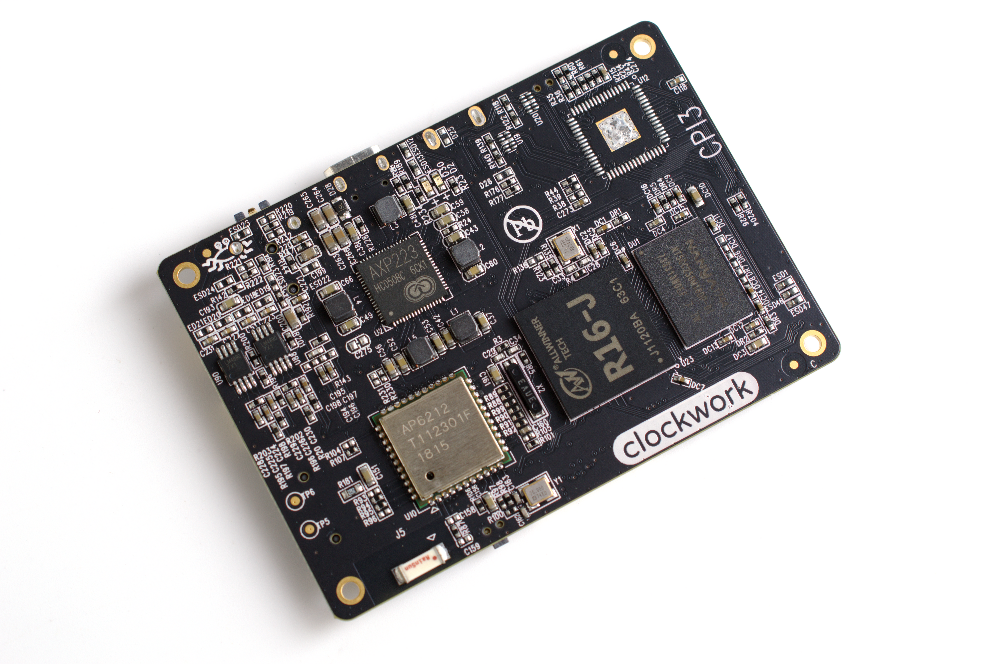ClockworkPi GameShell — sibling product to the PicoCalc, sharing the v2.0 carrier-board lineage and the swappable-compute-module concept. The PicoCalc takes the same design philosophy and rotates i…