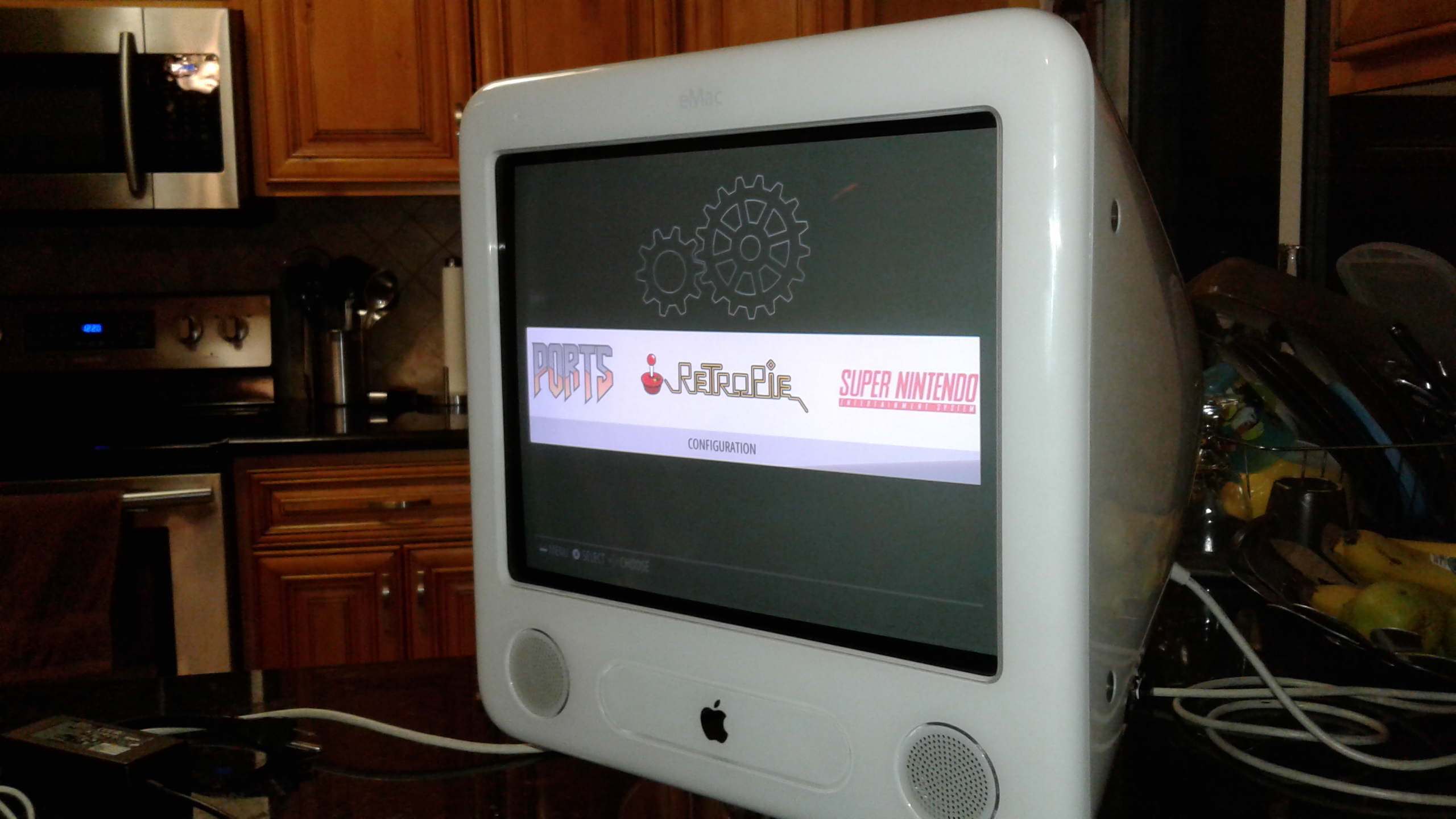 A RetroPie installation running on a Pi-class device. The PicoCalc + Pi Zero 2 W combination delivers a similar experience in handheld form.