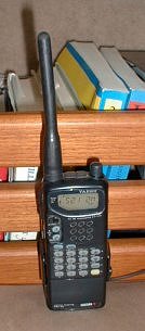 Amateur-radio handheld VHF transceiver — class of rig the PicoCalc + CC1101 / RFM95 add-ons are most readily paired with for digital-mode VHF and LoRa-APRS work.