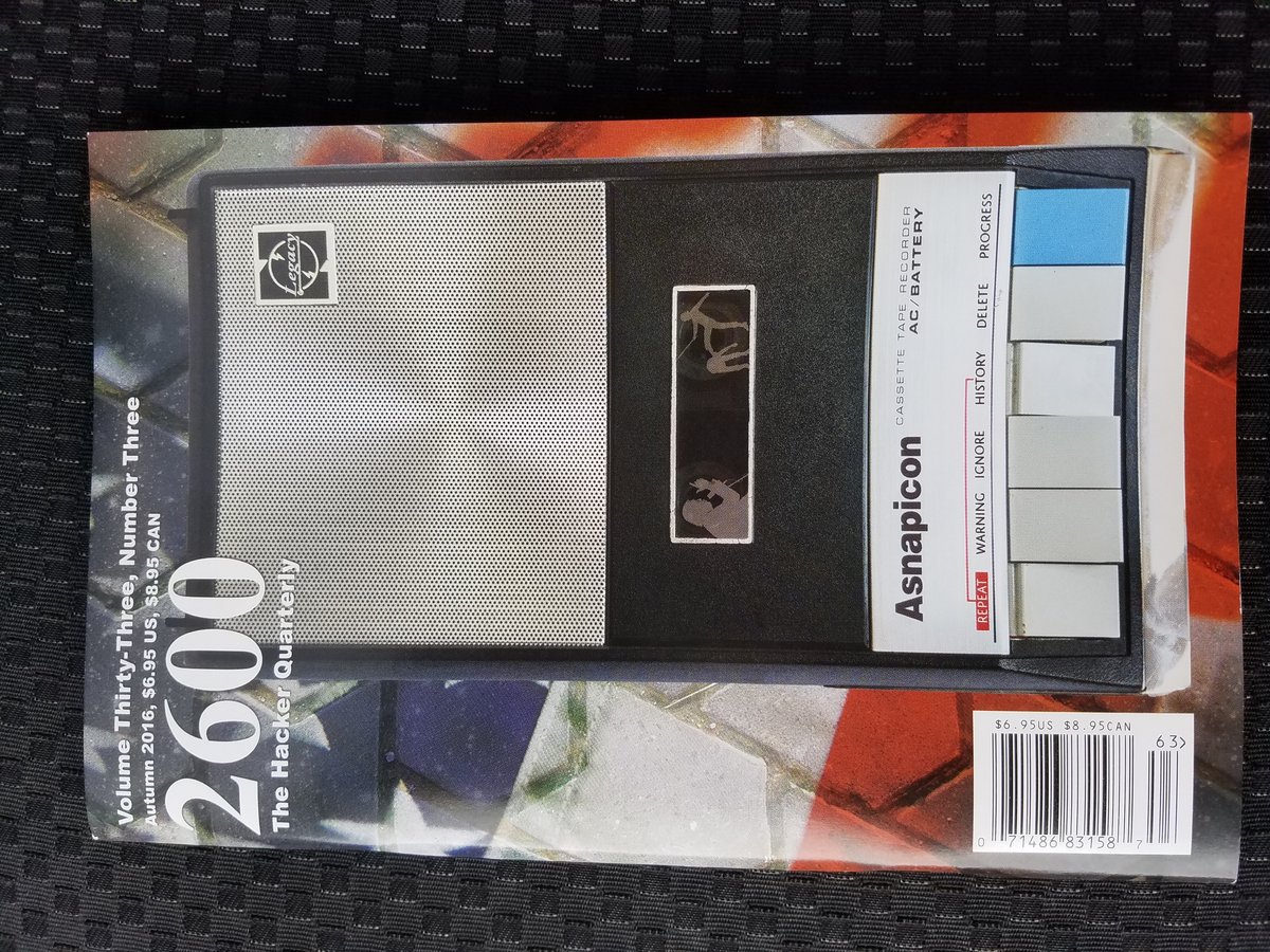 2600: The Hacker Quarterly, August 2016 issue (Volume 33, Number 3). The magazine has been published quarterly since 1984 — an unusual longevity for any independent technical publication — and rema…