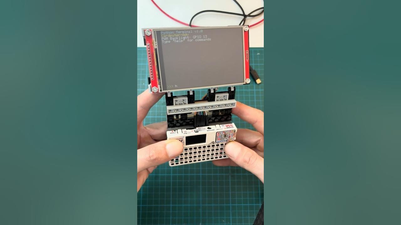 M5Stack Cardputer ADV — Dual-Screen Clamshell Mod