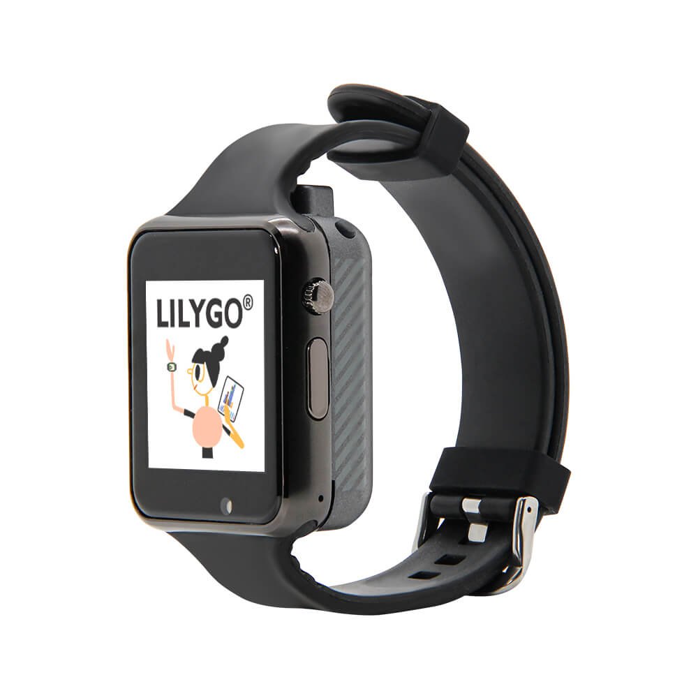 Figure 11 — LilyGo T-Watch S3 Plus, the wrist build that adds GPS to the LoRa listening. Image: LILYGO product page (lilygo.cc).